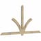 Ekena Millwork Redmond Rough Sawn Timber Gable Bracket, Douglas Fir, 96"W x 48"H x 2"D x 4"F, 12/12 Pitch GBW096X48X0204RED00RDF - alternate 4